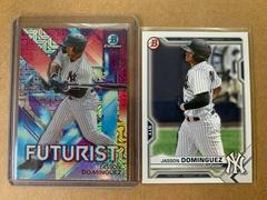 Jasson Dominguez [Mega Box Mojo] Baseball Cards 2021 Bowman Chrome Futurist Prices