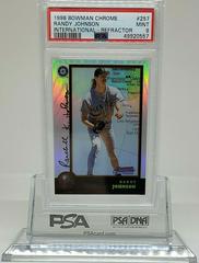 Randy Johnson [Refractor] Baseball Cards 1998 Bowman Chrome International Prices