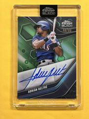 Adrian Beltre [Green] Baseball Cards 2023 Topps Chrome Black Autographs Prices