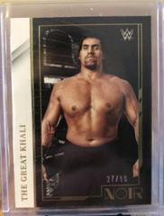 The Great Khali Wrestling Cards 2022 Panini Chronicles WWE Noir Prices