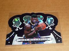 Zion Williamson [Crystal Purple] #19 Basketball Cards 2019 Panini Crown Royale Prices