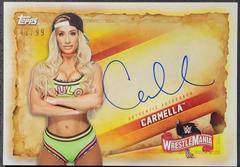 Carmella #A-CM Wrestling Cards 2020 Topps WWE Road to WrestleMania Autographs Prices