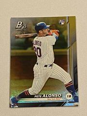 Pete Alonso [Gold] #20 Baseball Cards 2019 Bowman Platinum Prices