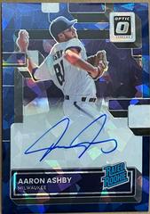 Aaron Ashby [Navy Blue Ice] #RRS-AA Baseball Cards 2022 Panini Donruss Optic Rated Rookie Signatures Prices