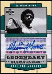 Mercury Morris Football Cards 2004 Upper Deck Legends Legendary Signatures Prices