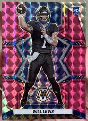 Will Levis [Pink] #2 Football Cards 2023 Panini Mosaic Draft Picks Prices