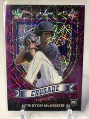 Triston McKenzie [Purple Velocity] #2 Baseball Cards 2021 Panini Chronicles Crusade Prices