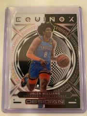 Jalen Williams [Red] #34 Basketball Cards 2022 Panini Obsidian Equinox Prices