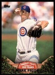 Mark Prior #WRIG-30 Baseball Cards 2016 Topps 100 Years at Wrigley Prices