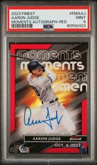 Aaron Judge [Red] #FMA-AJ Baseball Cards 2023 Topps Finest Moments Autographs Prices