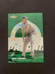 Carl Pavano [Green Xfractor] #12 Baseball Cards 2005 Finest Prices