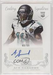 Ace Sanders [Autograph Silver] #242 Football Cards 2013 Panini National Treasures Prices