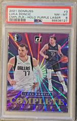 Luka Doncic [Purple Laser] Basketball Cards 2021 Panini Donruss Complete Players Prices
