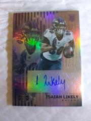 Isaiah Likely [Black] #RS-IL Football Cards 2022 Panini Illusions Rookie Signs Prices