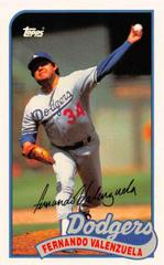Fernando Valenzuela #61 Baseball Cards 1989 Topps Ljn Baseball Talk Prices
