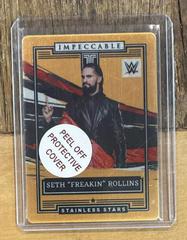 Seth 'Freakin' Rollins [Gold] Wrestling Cards 2022 Panini Impeccable WWE Stainless Stars Prices