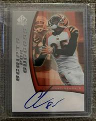 Chad Johnson #SS-CJ Football Cards 2005 SP Authentic Scripts for Success Autograph Prices