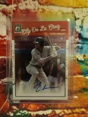 Elly De La Cruz #1990-EC Baseball Cards 2023 Panini Donruss Optic Retro 1990 Signatures Prices