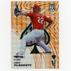 Jack Flaherty [Orange Fluorescent] #ACE14 Baseball Cards 2021 Panini Mosaic Aces Prices