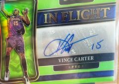 Vince Carter [Green Prizm] #IF-VCT Basketball Cards 2021 Panini Select In Flight Signatures Prices