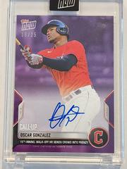 Oscar Gonzalez [Autograph] #1043C Baseball Cards 2022 Topps Now Prices