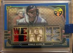Ronald Acuna Jr. [Sapphire] #2 Baseball Cards 2022 Topps Triple Threads Prices