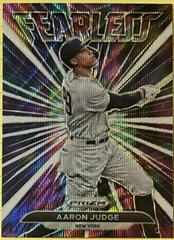 Aaron Judge [White Sparkle Prizm] #FL-6 Baseball Cards 2022 Panini Prizm Fearless Prices