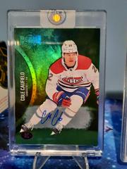 Cole Caufield [Green Autograph] #200 Hockey Cards 2021 Skybox Metal Universe Prices