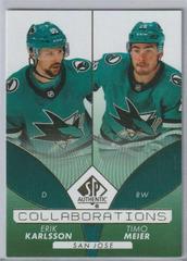 Erik Karlsson, Timo Meier [Green] #C-24 Hockey Cards 2022 SP Authentic Collaborations Prices