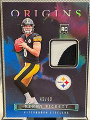 Kenny Pickett [Blue] Football Cards 2022 Panini Origins Rookie Patches Prices