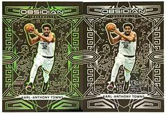 Karl Anthony Towns [Green] Basketball Cards 2022 Panini Obsidian Prices