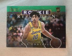 Max Christie [Green] #3 Basketball Cards 2022 Panini Select Rookie Revolution Prices