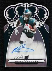 Miles Sanders [Autograph Purple] Football Cards 2019 Panini Chronicles Crown Royale Prices