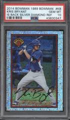 Kris Bryant #KB Baseball Cards 2014 Bowman 1989 Is Back Silver Diamond Refractor Prices