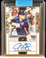Alex Bregman Baseball Cards 2023 Topps Definitive Framed Autograph Collection Prices