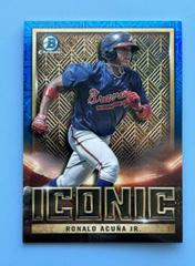 Ronald Acuna Jr. [Mojo] Baseball Cards 2023 Bowman Chrome Iconic Prices