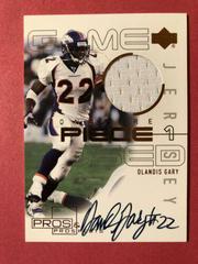 Olandis Gary [Piece 2 Gold] Football Cards 2000 Upper Deck Pros & Prospects Signature Prices