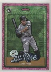Aaron Judge [Pink Firework] #N1 Baseball Cards 2019 Panini Donruss Nicknames Prices