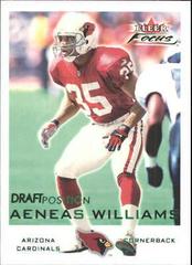 Aeneas Williams [Draft Position] #29 Football Cards 2000 Fleer Focus Prices