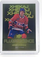 Arber Xhekaj [Gold] #F-15 Hockey Cards 2022 Upper Deck Fluorescence Prices