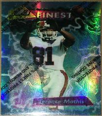 Terance Mathis [w/ Coating] Football Cards 1995 Topps Finest Boosters Prices
