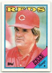 Pete Rose #475 Baseball Cards 1988 Topps Prices