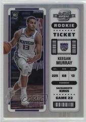 Keegan Murray #22 Basketball Cards 2022 Panini Contenders Optic Rookie Silver Prices