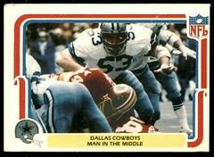 Dallas Cowboys [Man in the Middle] #14 Football Cards 1980 Fleer Team Action Prices
