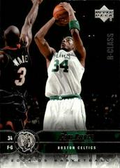 Paul Pierce Basketball Cards 2004 Upper Deck R-Class Prices