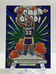 Magic Johnson [Blue Green] Basketball Cards 2023 Panini Donruss Bomb Squad Prices