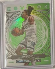 Ja Morant [Green Flood] #27 Basketball Cards 2022 Panini Obsidian Equinox Prices