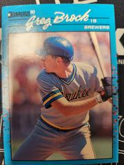 Greg Brock Baseball Cards 1990 Donruss Best AL Prices