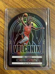 Joel Embiid Basketball Cards 2021 Panini Obsidian Volcanix Prices