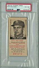 Dick Williams Baseball Cards 1954 NY Journal American Prices